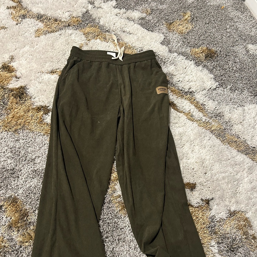 Olive Green Lounge Pants